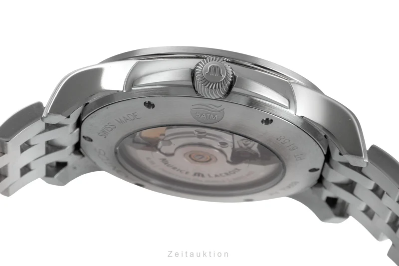 Maurice Lacroix Pontos steel automatic men's watch PT6158-SS002-63E-1 [2505140]