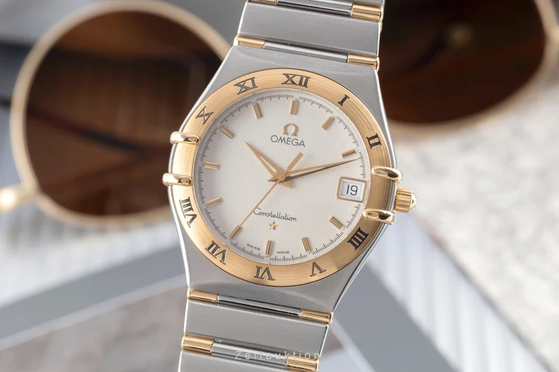 Omega Constellation steel / gold quartz men's watch 1312.30.00 [2503790]