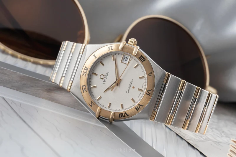 Omega Constellation steel / gold quartz men's watch 1312.30.00 [2503790]
