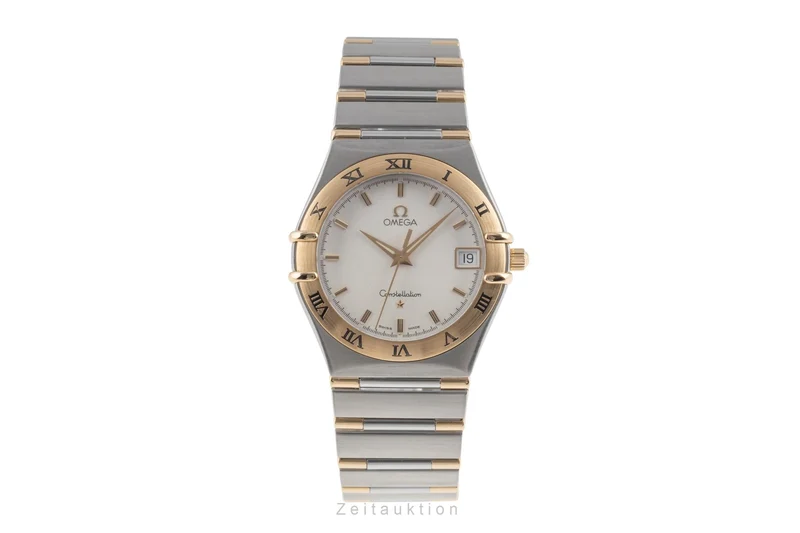 Omega Constellation steel / gold quartz men's watch 1312.30.00 [2503790]