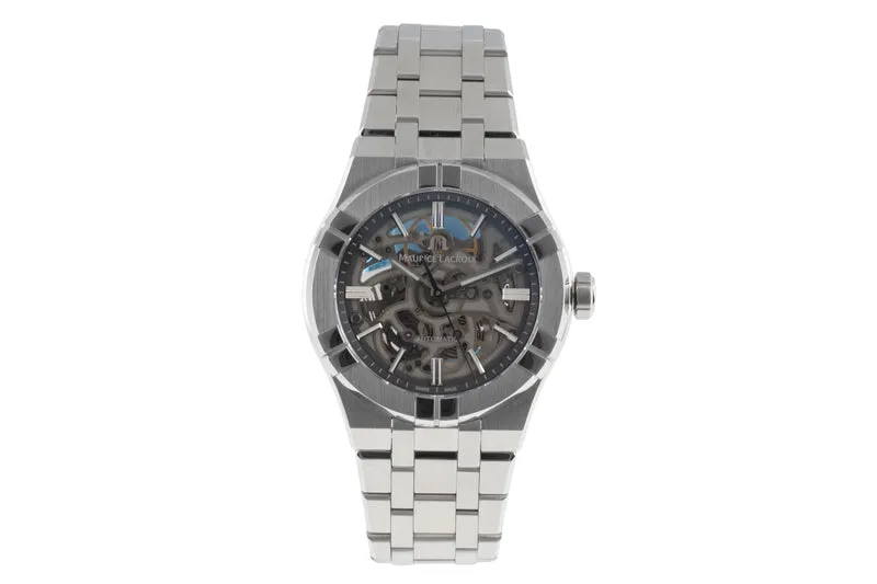 Maurice Lacroix Aikon steel automatic men's watch Al6007-SS002-030-1 LP: 3600EUR [2504980]