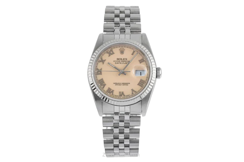 Rolex Datejust steel / white gold automatic men's watch 16234 [2502888]