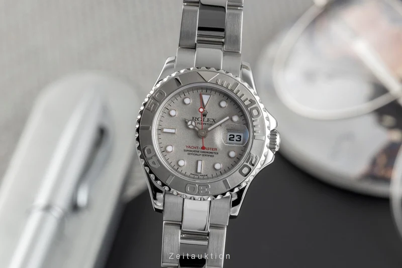 Rolex Yacht-Master steel / platinium automatic women's watch 169622 [2504418]