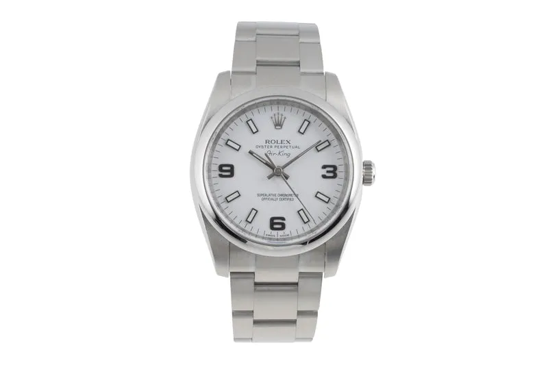 Rolex Air King steel automatic men's watch 114200 [2504810]