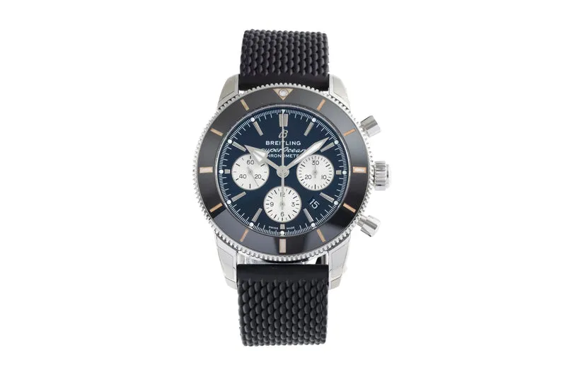 Breitling Superocean Chronograph chronograph steel automatic men's watch AB0162 LP: 8500EUR [2505048]