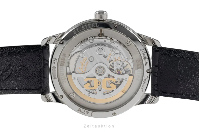 Glashütte Senator Sixties steel automatic men's watch 1-39-52-01-02-04 LP: 7100EUR [2504769]
