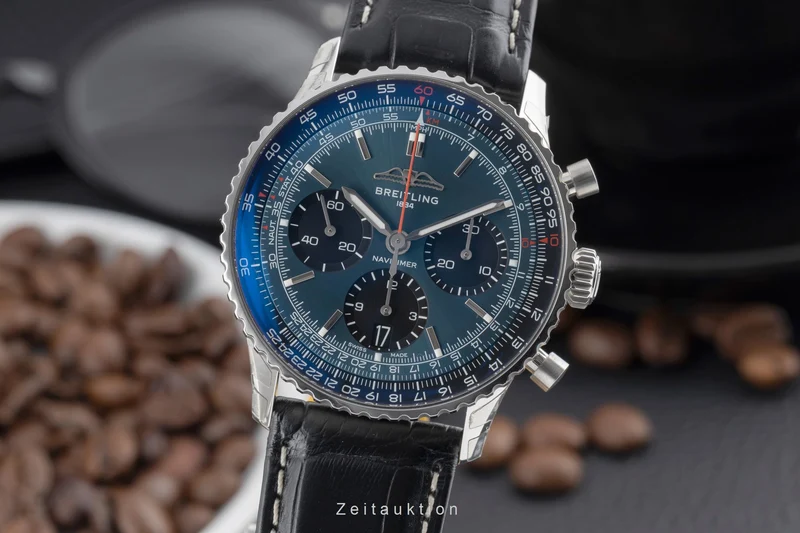 Breitling Navitimer 01 chronograph steel automatic men's watch AB0139241C1P1 LP: 9300EUR [2504996]