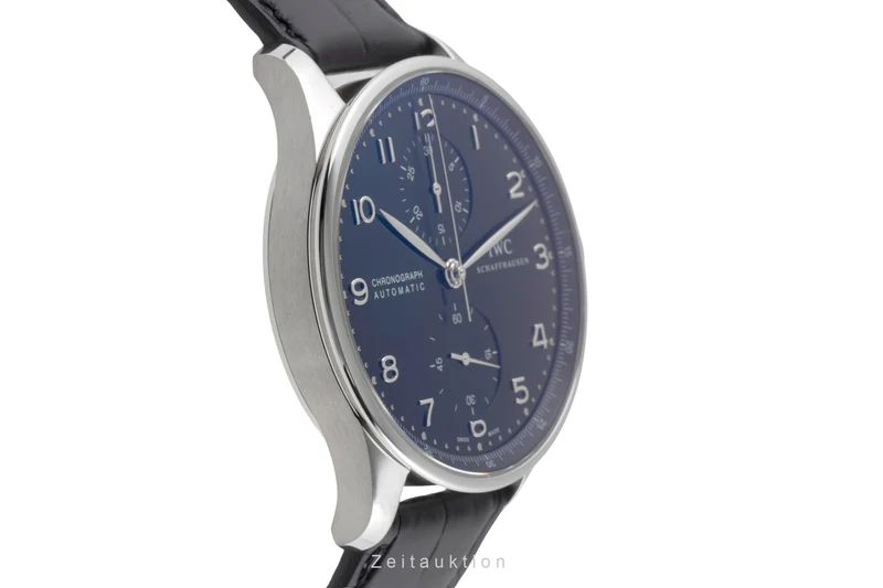 IWC Portugieser chronograph steel automatic men's watch IW371447 LP: 9100EUR [2504743]