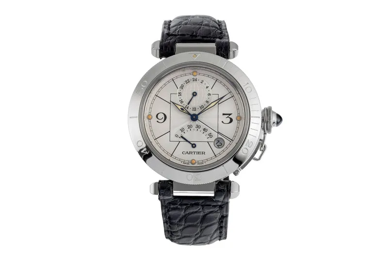 Cartier Pasha steel automatic men's watch W3103755 [2501150]