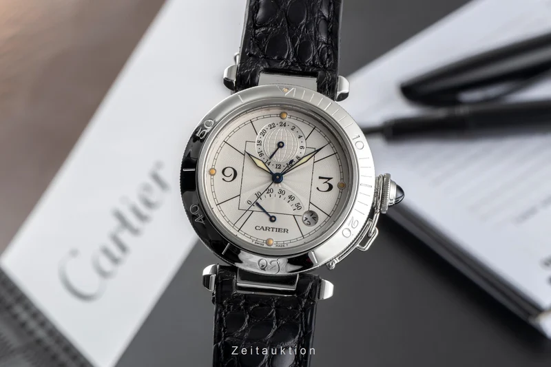 Cartier Pasha steel automatic men's watch W3103755 [2501150]