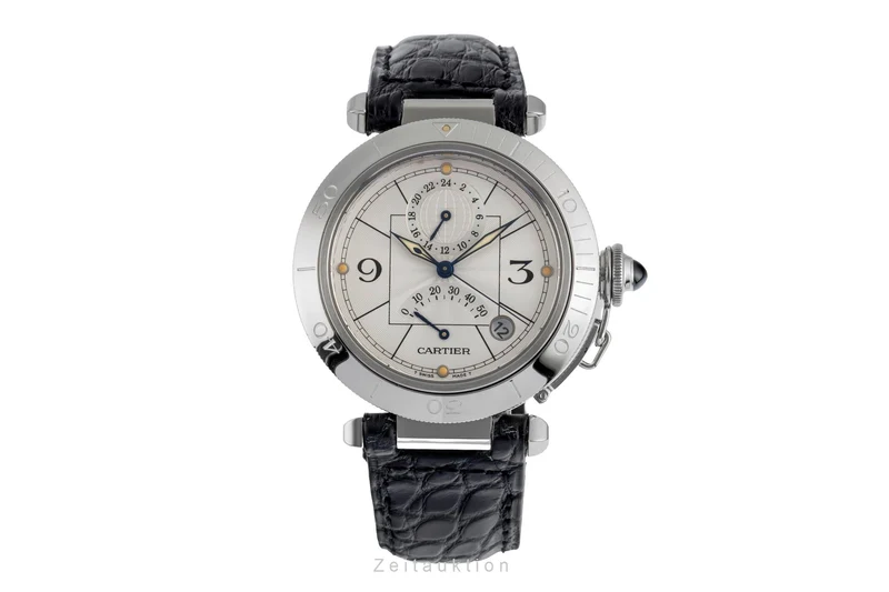 Cartier Pasha steel automatic men's watch W3103755 [2501150]