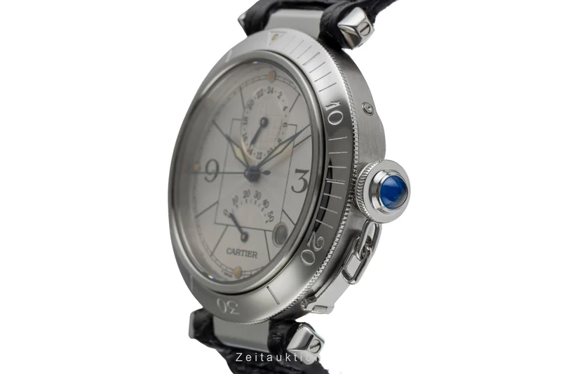 Cartier Pasha steel automatic men's watch W3103755 [2501150]