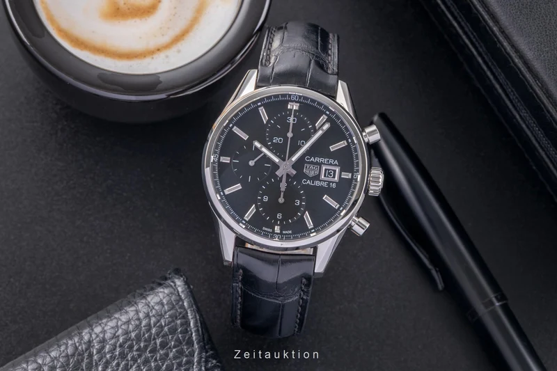 Tag Heuer Carrera chronograph steel automatic men's watch CBK2110 [2504994]