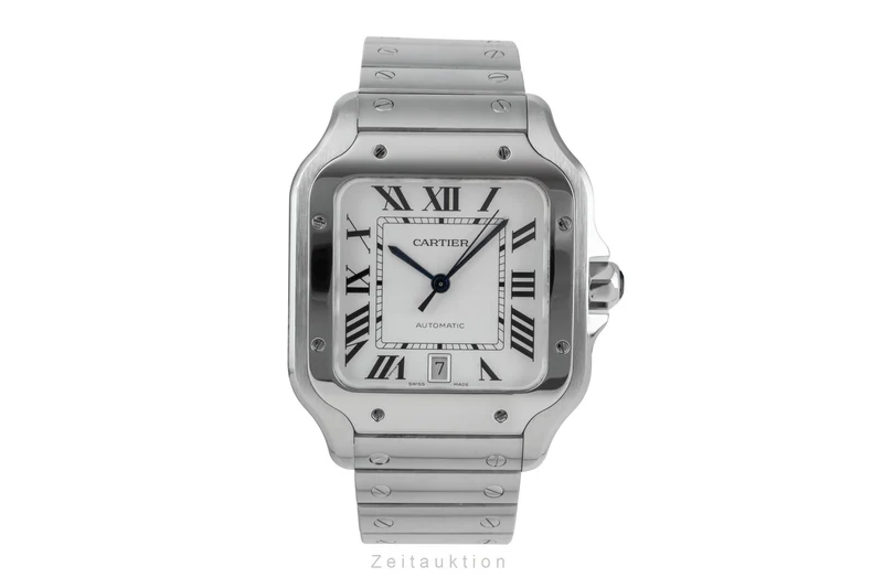 Cartier Santos steel automatic men's watch WSSA0009 LP: 8850EUR [2505196]