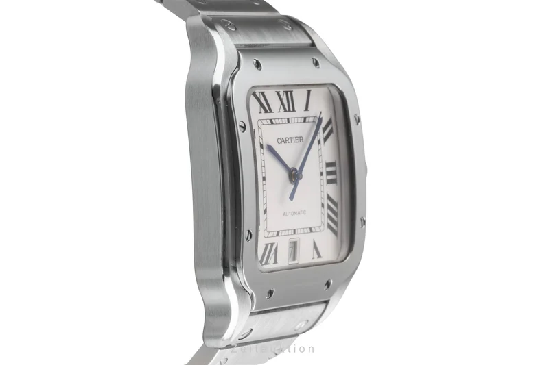 Cartier Santos steel automatic men's watch WSSA0009 LP: 8850EUR [2505196]