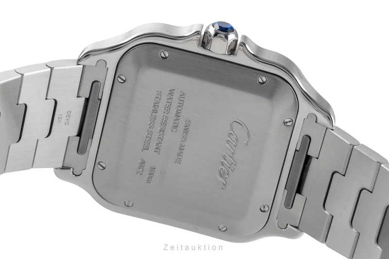 Cartier Santos steel automatic men's watch WSSA0009 LP: 8850EUR [2505196]