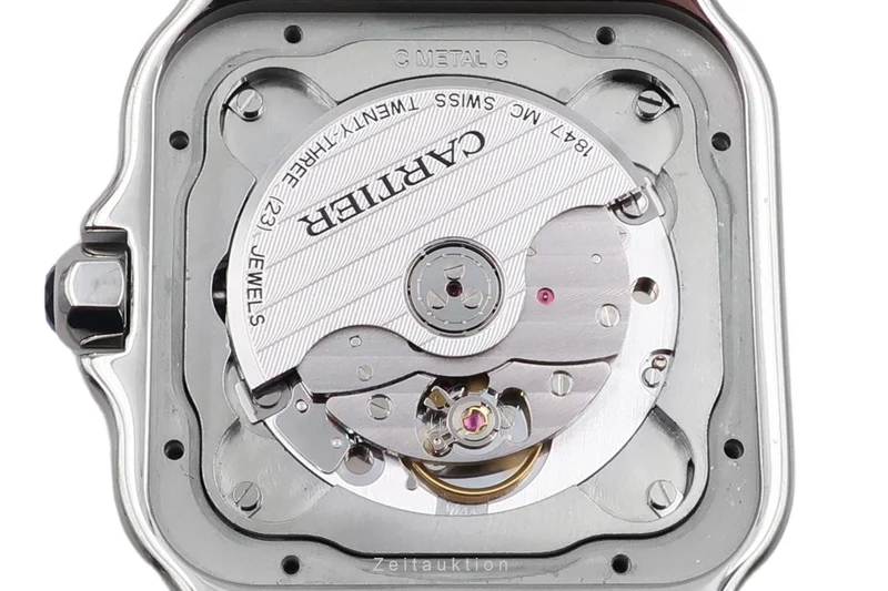 Cartier Santos steel automatic men's watch WSSA0009 LP: 8850EUR [2505196]