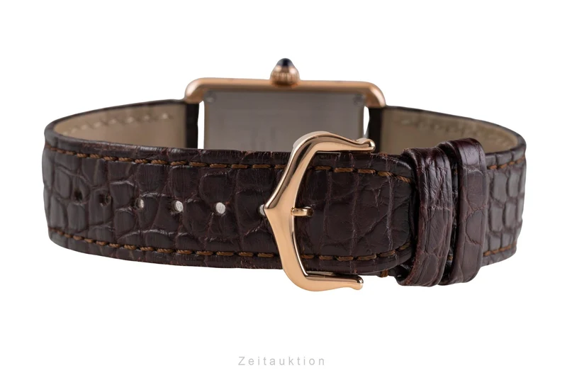 Cartier Tank 18 ct red gold quartz unisex W5200024 [2505200]