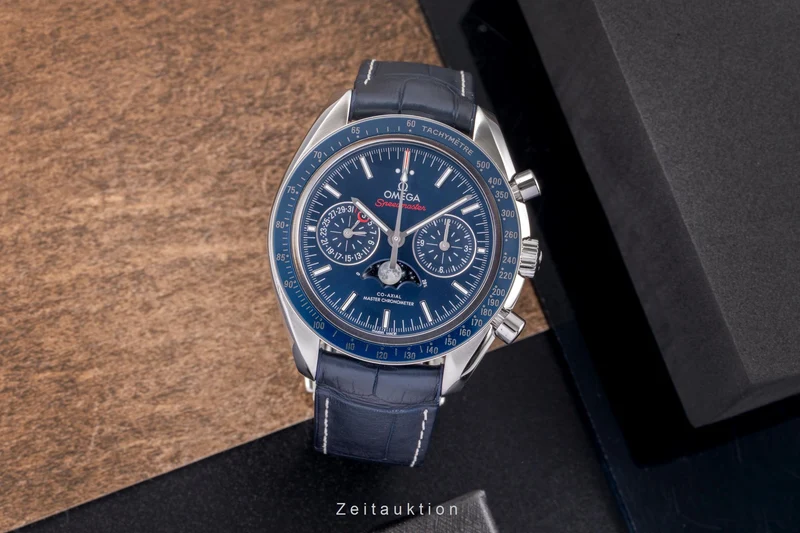Omega Speedmaster chronograph steel automatic men's watch 304.33.44.52.03.001 LP: 12200EUR [2505123]
