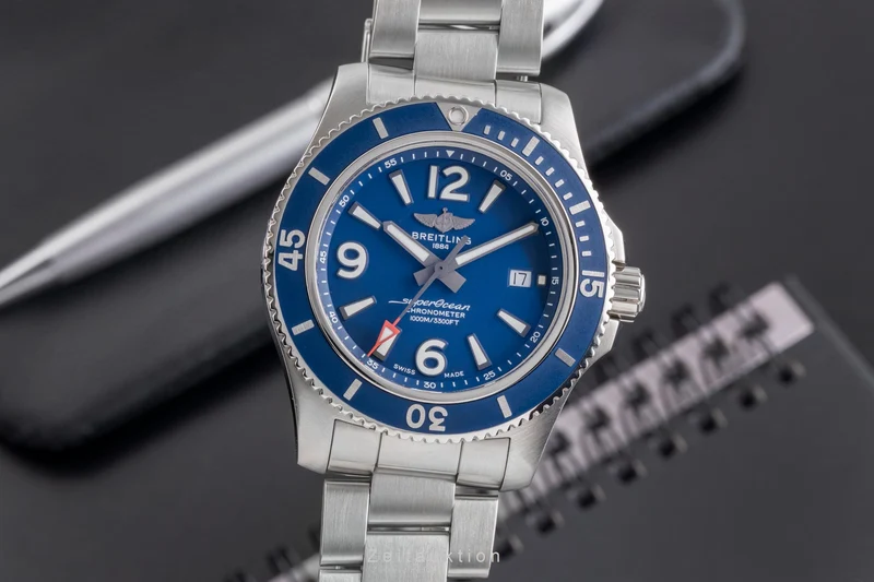 Breitling Superocean steel automatic men's watch A17367D81C1A2 [2504588]