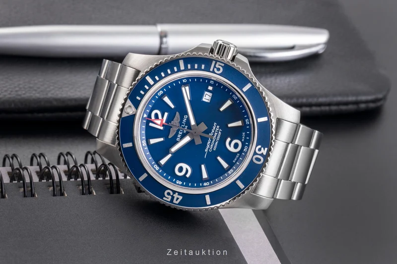 Breitling Superocean steel automatic men's watch A17367D81C1A2 [2504588]