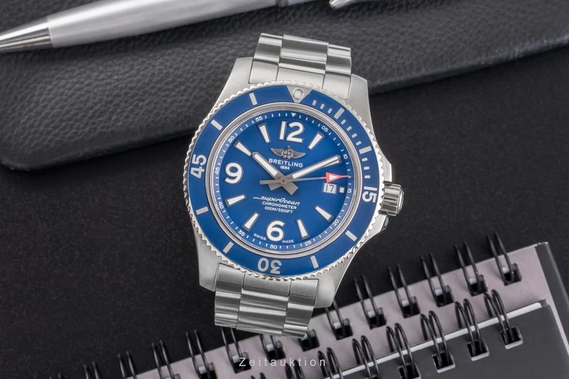 Breitling Superocean steel automatic men's watch A17367D81C1A2 [2504588]