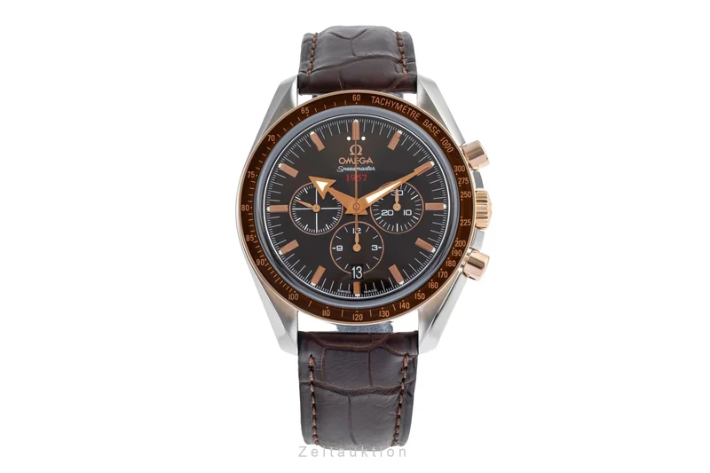 Omega Speedmaster chronograph steel / gold automatic men's watch 321.93.42.50.13.001 [2504754]