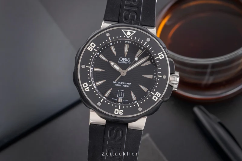 Oris Pro Divers titanium automatic men's watch 01 733 7646 7154-07 4 26 04TEB [2504881]