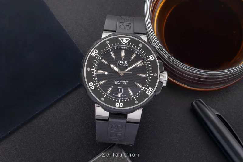Oris Pro Divers titanium automatic men's watch 01 733 7646 7154-07 4 26 04TEB [2504881]