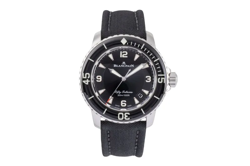 Blancpain Fifty Fathoms steel automatic men's watch 5015-1130-52A LP: 16800EUR [2505045]
