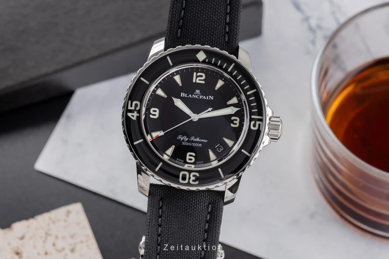 Blancpain Fifty Fathoms steel automatic men's watch 5015-1130-52A LP: 16800EUR [2505045]
