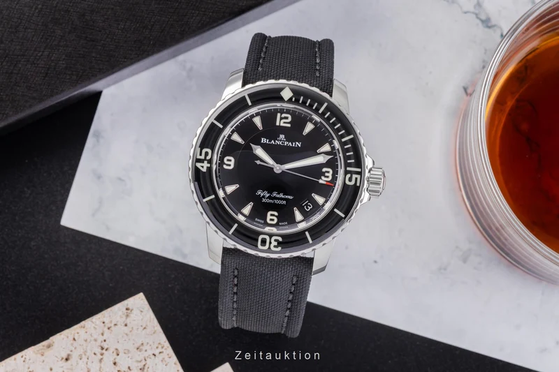 Blancpain Fifty Fathoms steel automatic men's watch 5015-1130-52A LP: 16800EUR [2505045]