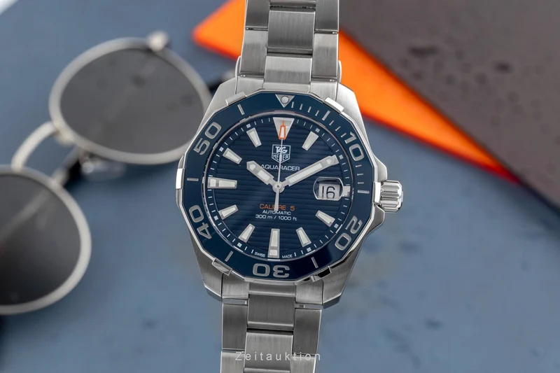 Tag Heuer Aquaracer steel automatic men's watch WAY211C.BA0928 LP: 3450EUR [2504488]
