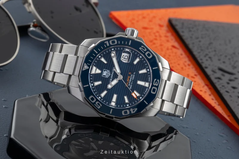 Tag Heuer Aquaracer steel automatic men's watch WAY211C.BA0928 LP: 3450EUR [2504488]