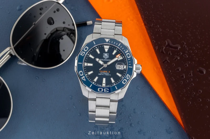 Tag Heuer Aquaracer steel automatic men's watch WAY211C.BA0928 LP: 3450EUR [2504488]