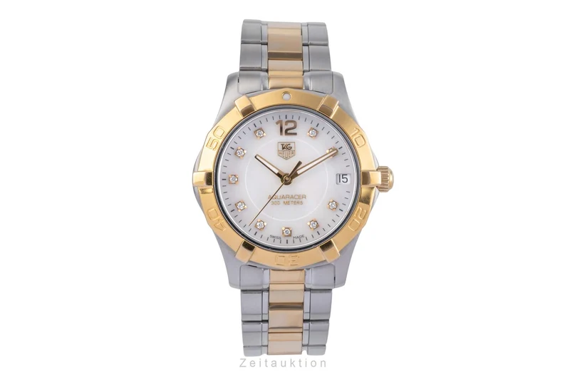 Tag Heuer Aquaracer gilt / steel quartz unisex WAF1320.BBO820 [2504984]