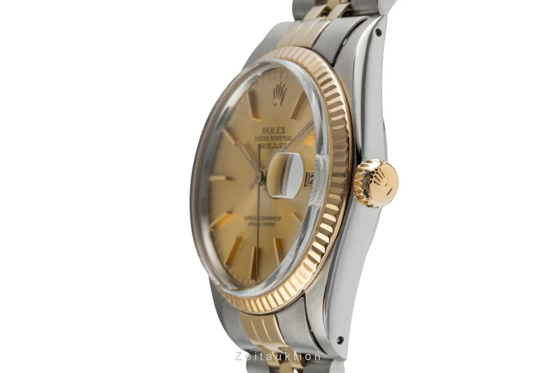 Rolex Datejust steel / gold automatic men's watch 16013 [2503042]