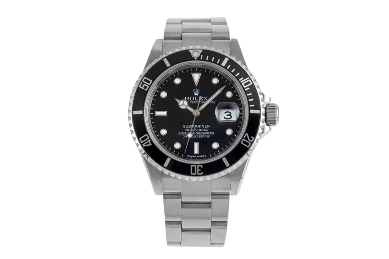 Rolex Submariner steel automatic men's watch 16610T [2504864]