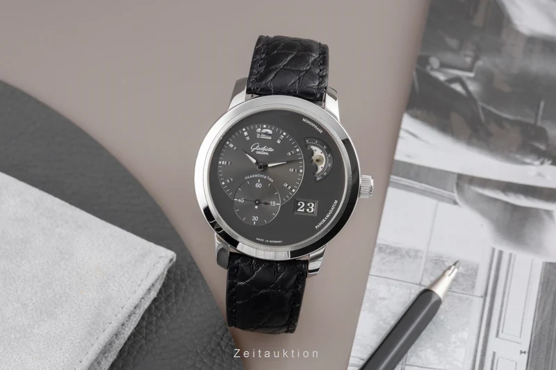 Glashütte PanoMaticLunar steel automatic men's watch 90-02-36-12-05 [2504105]