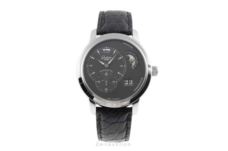 Glashütte PanoMaticLunar steel automatic men's watch 90-02-36-12-05 [2504105]
