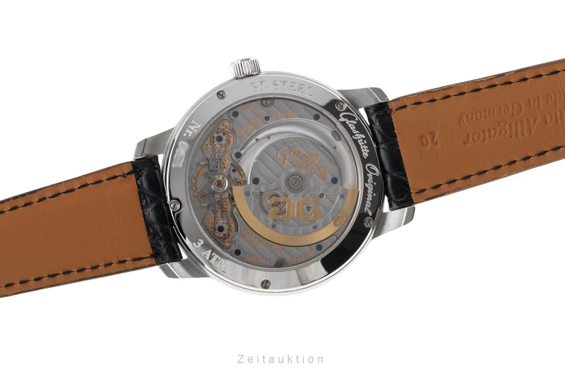 Glashütte PanoMaticLunar steel automatic men's watch 90-02-36-12-05 [2504105]