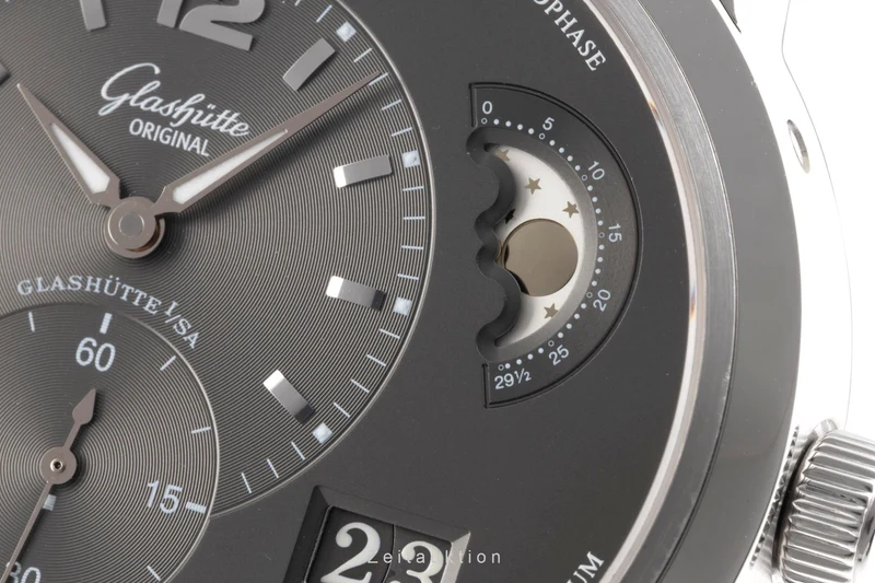 Glashütte PanoMaticLunar steel automatic men's watch 90-02-36-12-05 [2504105]