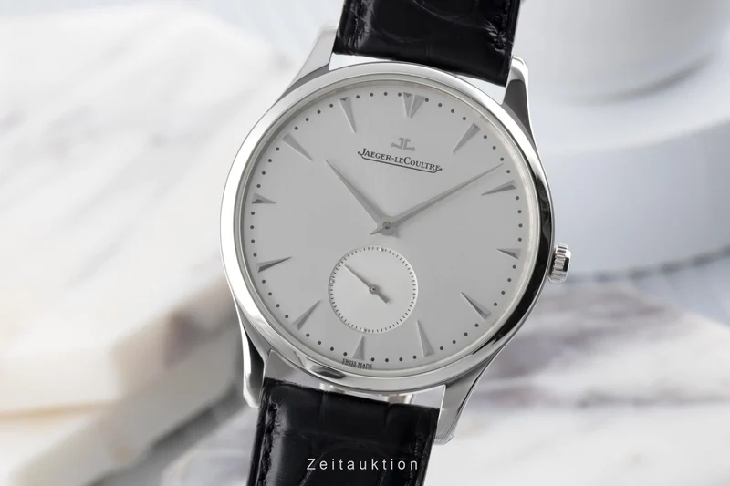 Jaeger LeCoultre Master Ultra Thin steel automatic men's watch Q1358420 , 174.8.90.S LP: 10300EUR [2504819]