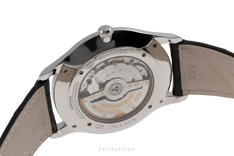Jaeger LeCoultre Master Ultra Thin steel automatic men's watch Q1358420 , 174.8.90.S LP: 10300EUR [2504819]