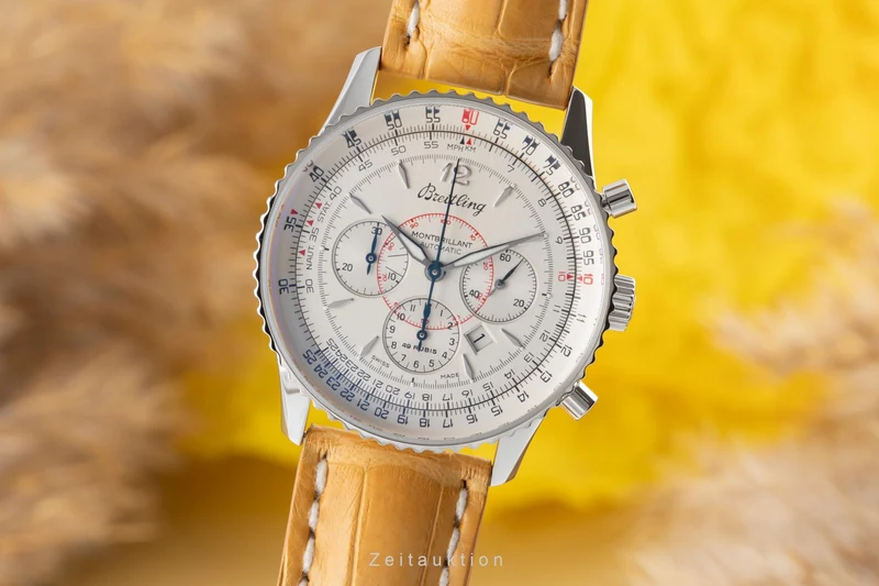 Breitling Montbrillant chronograph steel automatic men's watch A41330 [2504457]