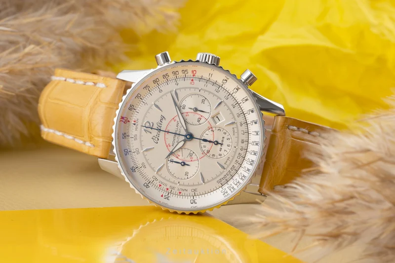 Breitling Montbrillant chronograph steel automatic men's watch A41330 [2504457]