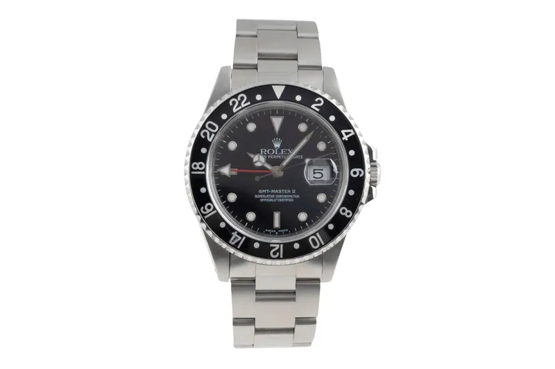 Rolex GMT-Master II steel automatic men's watch 16710 [2504919]