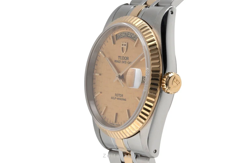 Tudor Date-Day steel / gold automatic men's watch 76213 [2503822]