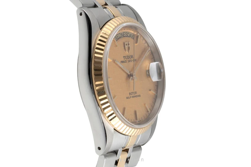 Tudor Date-Day steel / gold automatic men's watch 76213 [2503822]