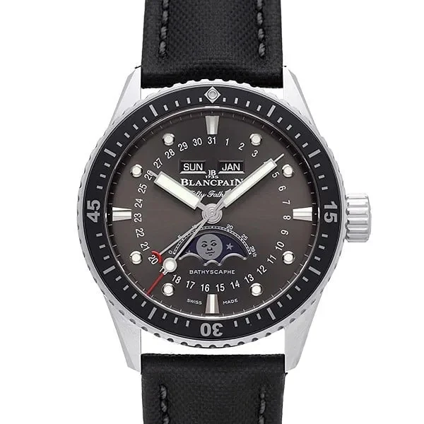 Blancpain Fifty Fathoms Bathyscaphe Quantième Complet Phase de Lune